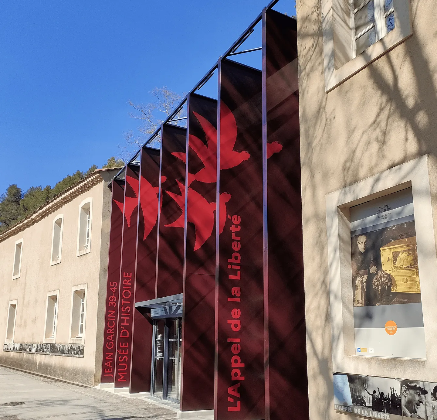 Facade du Musée d'Histoire Jean Garcin 39-45 : l'Appel de la liberté