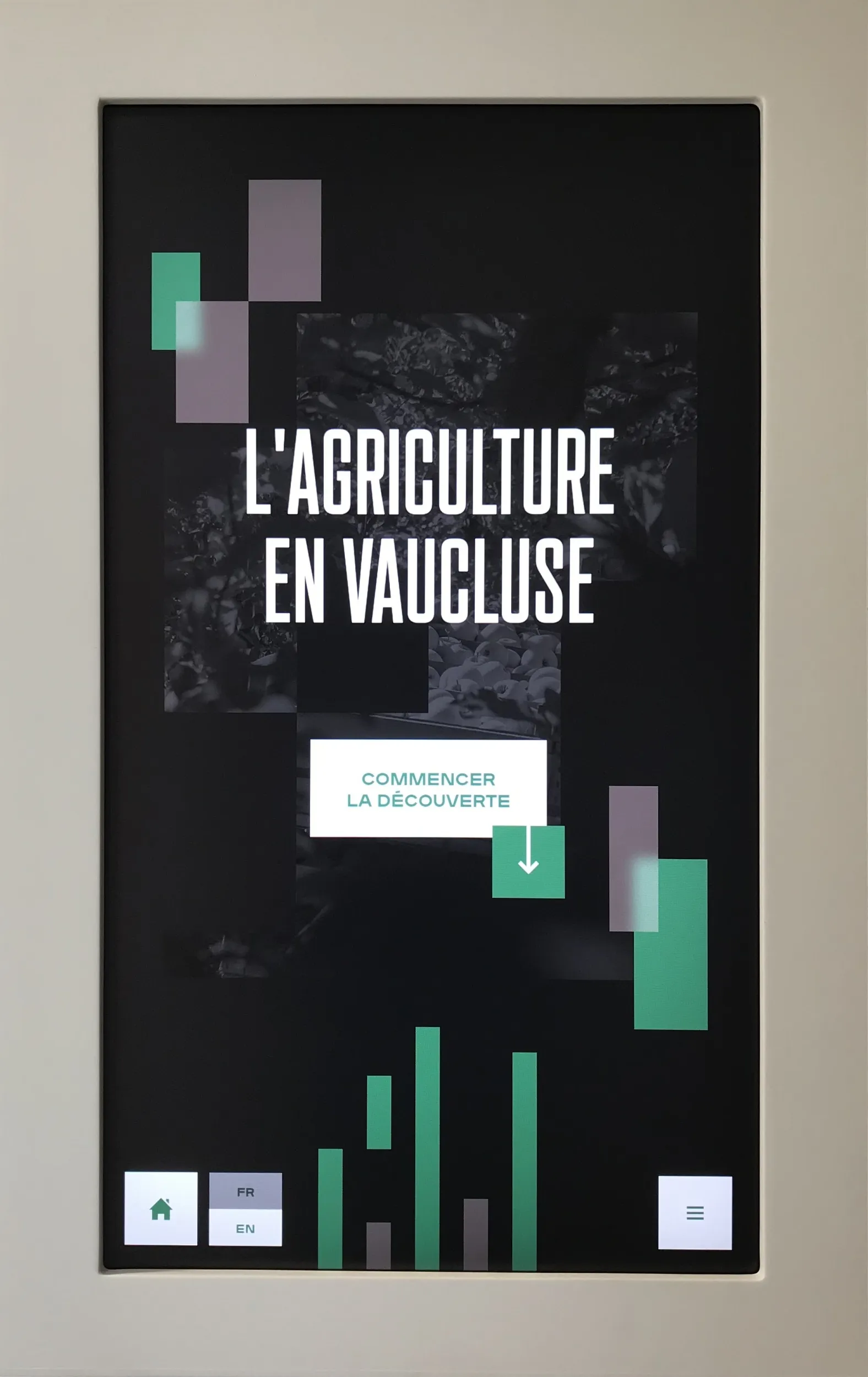 Image sur l'écran d'accueil "Les paysages de Vaucluse"