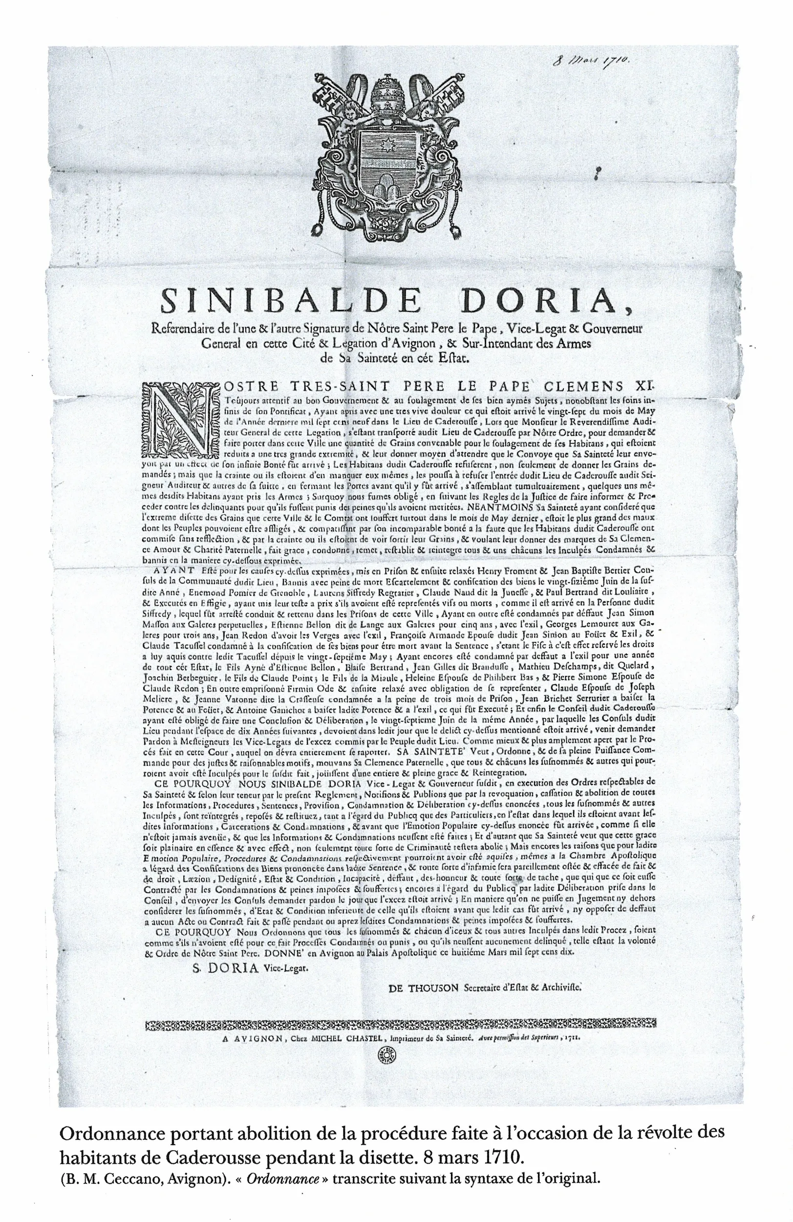 Texte imprimé