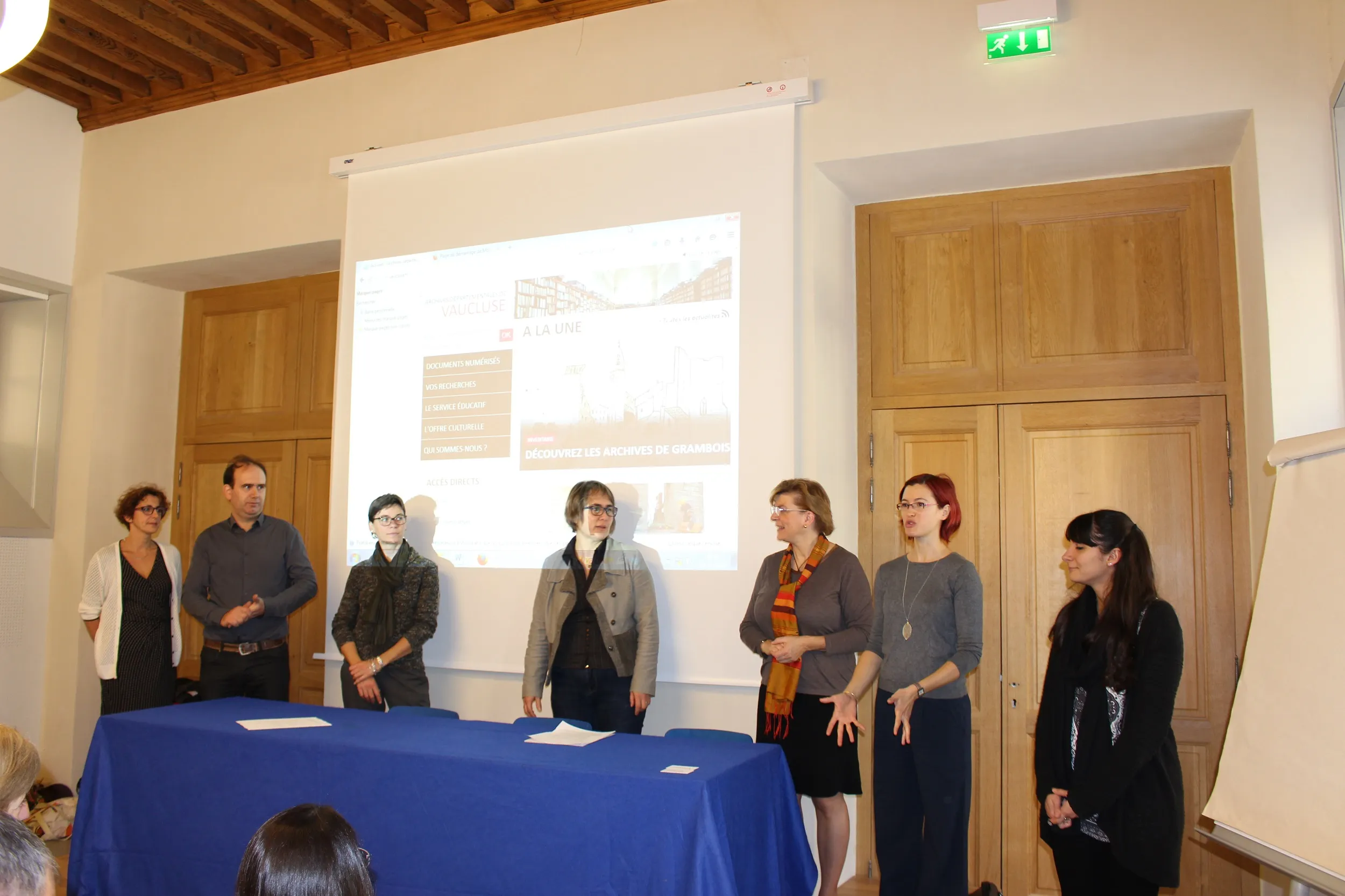 Journée de convivialité avec les correspondants archives, 2015