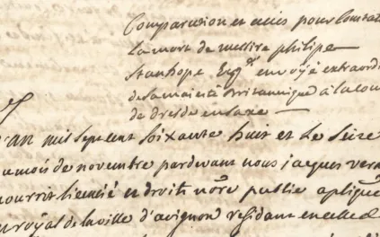 Document manuscrit